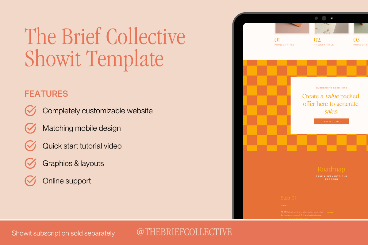 The TBC Showit Template
