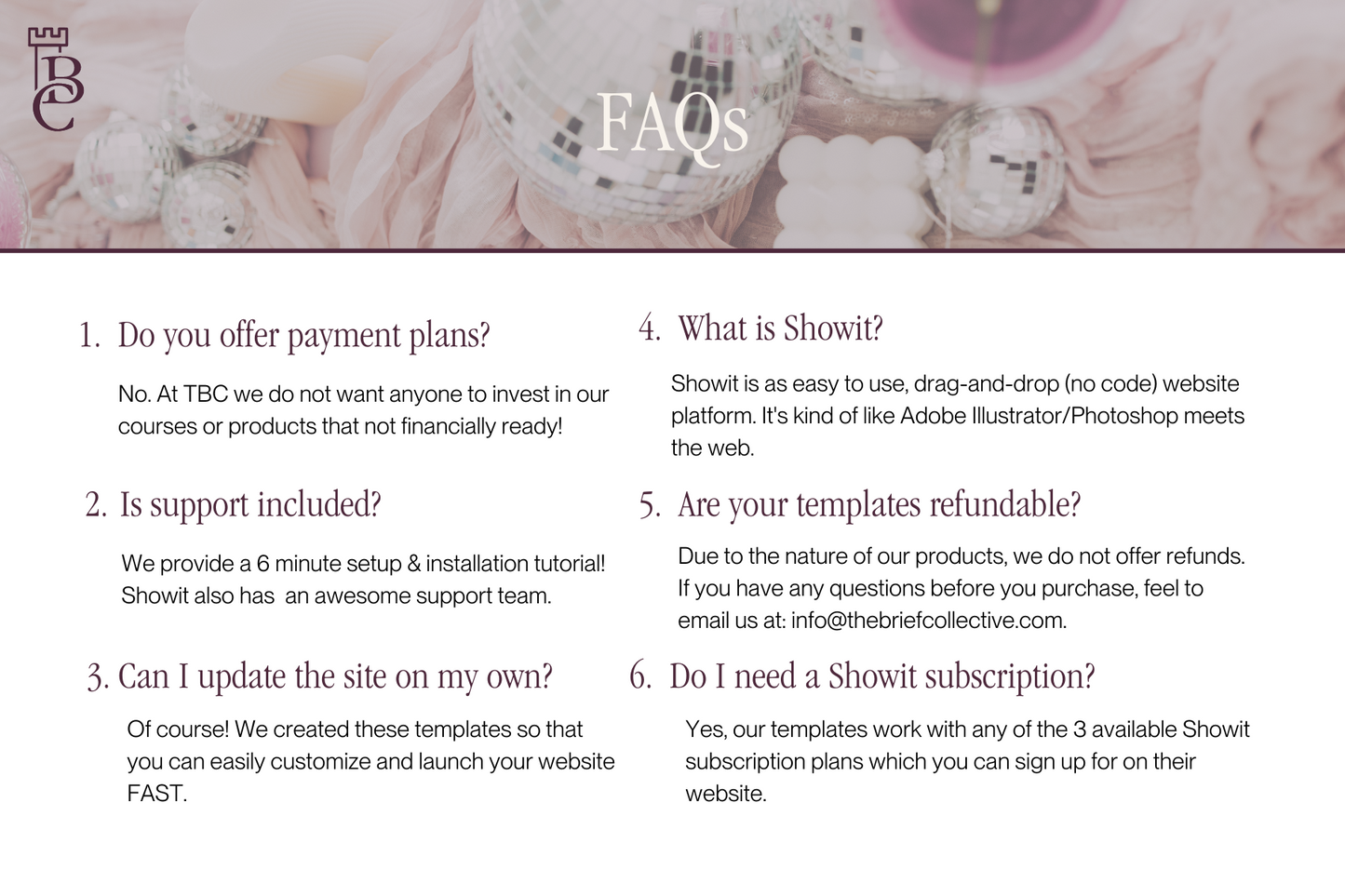 The Cool Girl Showit Template