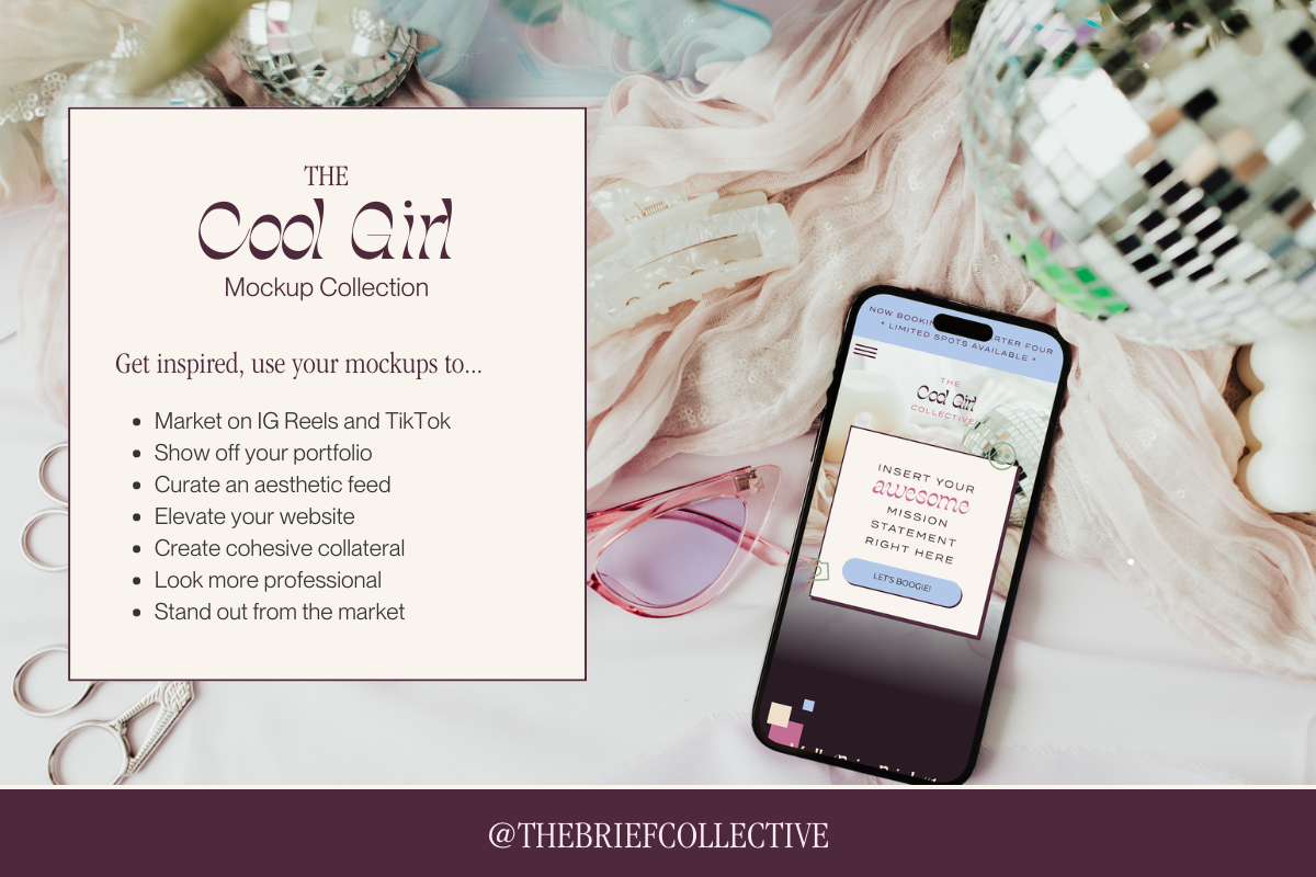 The Cool Girl Mockup Collection
