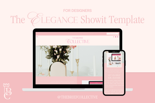 The Elegance Showit Template