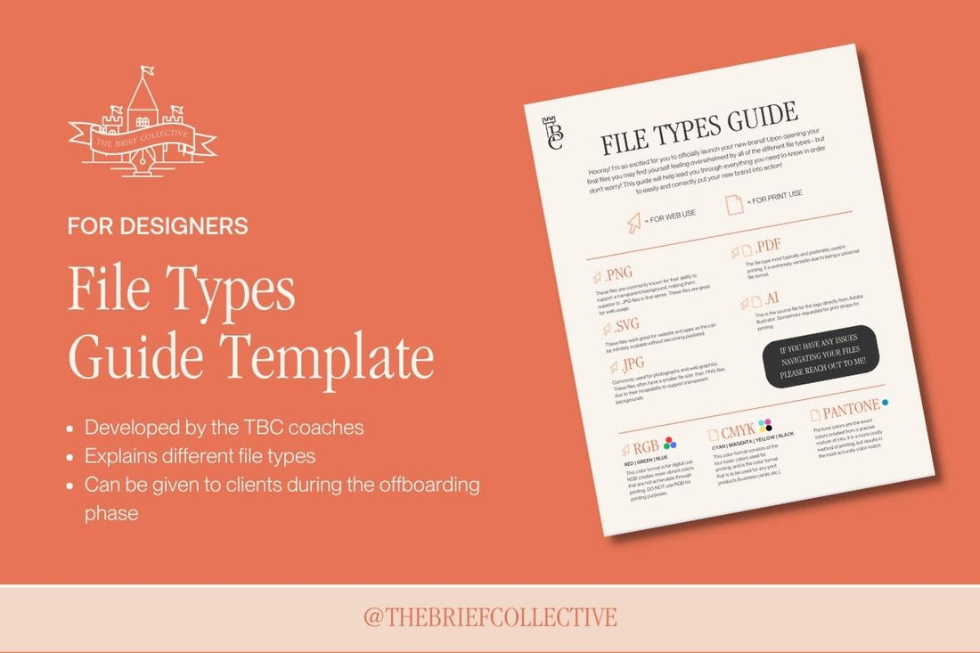 File Types Guide Template – The Brief Collective