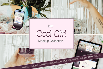 The Cool Girl Mockup Collection